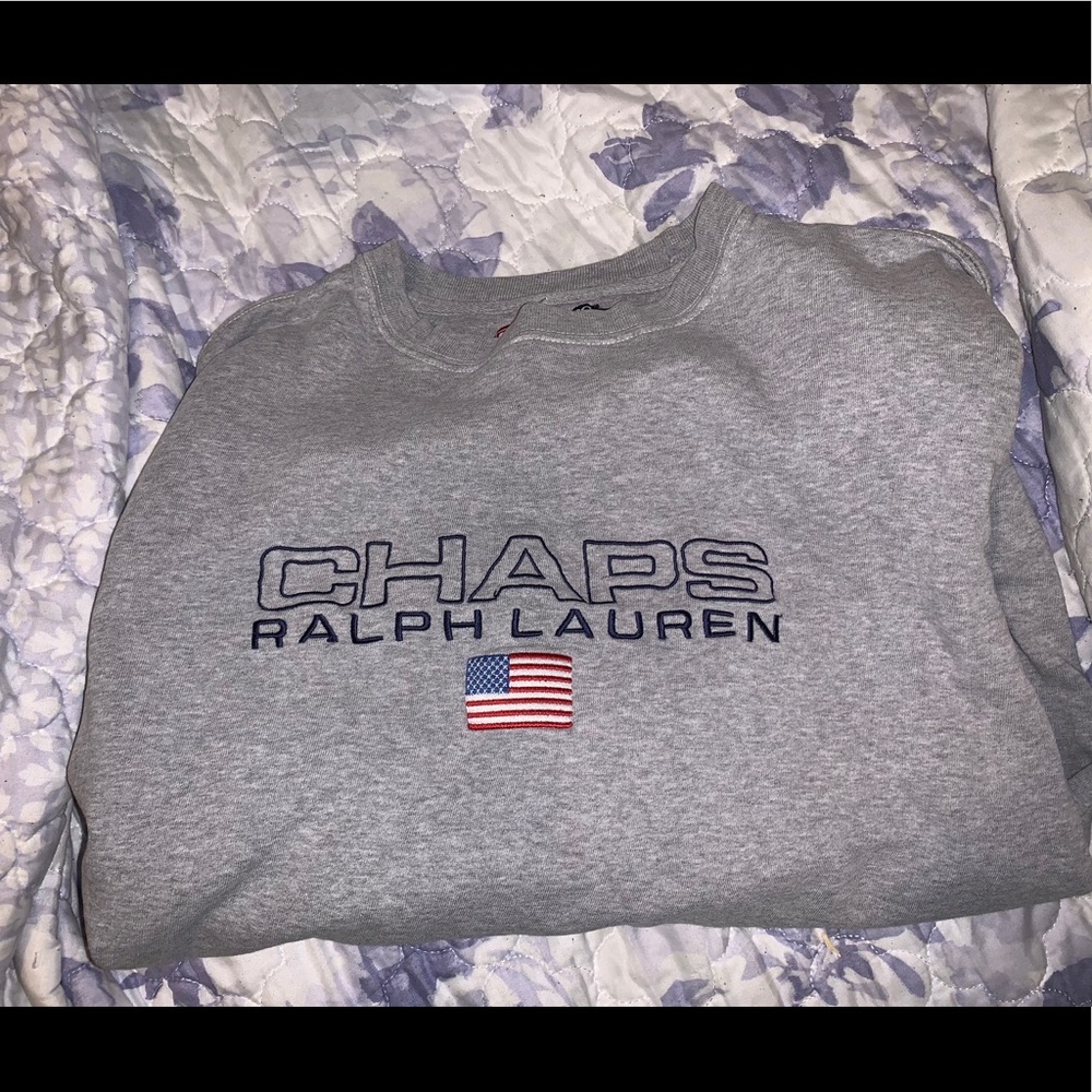 Chaps Ralph Lauren Grey Sweatshirt